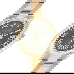 ROLEX DATEJUST SSXYG AUTOMATIC: ROLEX Datejust SSxYG Automatic Brand: ROLEX  Type: Wristwatch  Material: Case: SST x Yellow Gold Bracelet: SST x Yellow Gold  Color: Dial Colors: Olive green Roman Diamond  Size: Case diameter: 31mm M