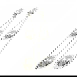 TIFFANY TRIPLE DROP EARRINGS: Tiffany triple drop earrings, Brand: Tiffany  Type: Drop earrings  Material: Silver 925  Size: (HxWxD) 60.50mm x 14.90mm / 2.38'' x 0.59'' Accessories: None Accessories: None Accessories Notice: When