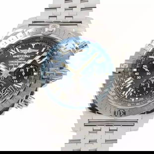BREITLING CHRONOMAT CHRONOGRAPH DATE BLACK SHELL DIAL: BREITLING Chronomat Chronograph Date Black Shell Dial Brand: BREITLING  Type: Wristwatch  Material: Stainless steel  Color: none  Size: Case Size Length 54mm(included lag) Width 44mm(not included crow