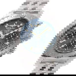 BREITLING CHRONOMAT CHRONOGRAPH DATE BLUE SHELL DIAL: BREITLING Chronomat Chronograph Date Blue Shell Dial Brand: BREITLING  Type: Wristwatch  Material: Stainless steel  Color: none  Size: Case Size Length 54mm(included lag) Width 44mm(not included crown