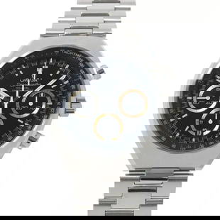 OMEGA SPEEDMASTER AUTOMATIC BLACK DIAL MENS: OMEGA Speedmaster Automatic Black Dial Mens Brand: OMEGA  Type: Wristwatch  Material: Stainless steel  Color: none  Size: Case Size Length 46mm(included lag) Width 43mm(not included crown) Depth 15mm