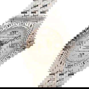 BREITLING GALACTIC QUARTZ SILVER DIAL 8P DIAMOND: BREITLING Galactic Quartz Silver Dial 8P Diamond Brand: BREITLING  Type: Wristwatch  Material: Stainless steel  Color: none  Size: Case Size Length 37mm(included lag) Width 31mm(not included crown) De
