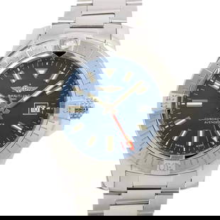 BREITLING AVENGER II GMT AUTOMATIC BLUE DIAL MENS: BREITLING Avenger II GMT Automatic Blue Dial Mens Brand: BREITLING  Type: Wristwatch  Material: Stainless steel  Color: none  Size: Case Size Length 53mm(included lag) Width 44mm(not included crown) D