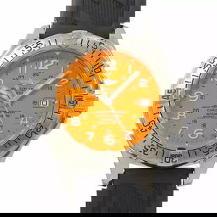 BREITLING SUPER OCEAN AUTOMATIC DATE ORANGE DIAL MENS WATCH: BREITLING Super Ocean Automatic Date Orange Dial Mens Watch Brand: BREITLING  Type: Wristwatch  Material: Stainless steel,Rubber  Color: none  Size: Case Size Length 49mm(included lag) Width 42mm(not