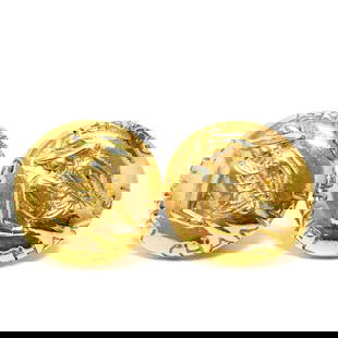 CHANEL VINTAGE ROUND VINTAGE ACCESSORIES EARRINGS GOLD: CHANEL vintage Round Vintage Accessories Earrings Gold Brand: Chanel  Type: Clip earrings  Material: Other  Color: Gold  Size: 28mm x 28mm  Accessories: None Accessories Notice: When purchasing