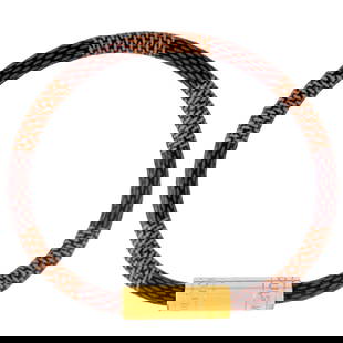 LOUIS VUITTON BRASS KEEP IT BRACELET DAMIER EBENE: Louis Vuitton Brass Keep It Bracelet Damier Ebene Brand: Louis Vuitton  Type: Charm bracelet  Material: Damier Canvas  Color: Brown  Size: Length 17cm / 6.69''  Accessories: None Accessories No