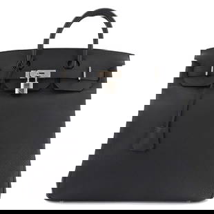 HERMES HAUT A COURROIES 40 HAND BAG TOGO LEATHER BLACK Z PURSE: HERMES Haut a Courroies 40 Hand Bag Togo Leather Black Z Purse Brand: HERMES  Type/Style : Hand Bag  Material: Togo  Color: Black  Size: W 15.94 inch, H 15.75 inch, D 9.25 inch  Accessories: None <