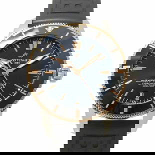 BREITLING SUPEROCEAN AUTOMATIC BLACK DIAL MENS WATCH: BREITLING Superocean Automatic Black Dial Mens Watch Brand: BREITLING  Type: Wristwatch  Material: Stainless steel,Pink Gold,Rubber  Color: none  Size: Case Size Length 54mm(included lag) Width 44mm(n
