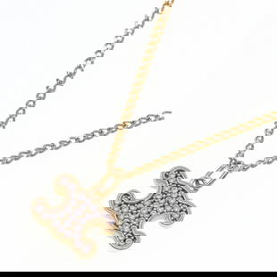 CELINE NECKLACE TRIOMPHE RHINESTONE PENDANT CHOKER: CELINE Necklace Triomphe Rhinestone Pendant Choker Brand: Celine  Type: Necklace  Material: Metal, Rhinestone  Color: Gold  Size: Neck Circumference 39 cm - 43 cm / 15.35'' - 16.92'' Pendant Size 10mm