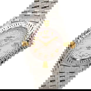 BREITLING CALLISTINO VICOLO PINK DIAL QUARTZ LADIES: BREITLING Callistino vicolo Pink Dial Quartz Ladies Brand: BREITLING  Type: Wristwatch  Material: Stainless steel,Yellow Gold  Color: None  Size: Case Size Length 32mm(included lag) Width 28mm(not inc