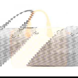 LOUIS VUITTON SPEEDY 30 HAND BAG: LOUIS VUITTON Speedy 30 Hand bag Brand: LOUIS VUITTON  Type: Handbag  Material: PVC coated canvas  Color: White  Size: H:22cm x W:30cm x D:17cm (H:8.7" x W:11.8" x D:6.7") Handle?28cm(11.0")  Accessor