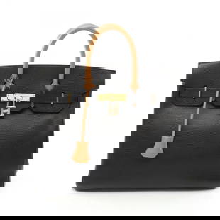HERMES HAUT A COURROIES32 NATURAL HANDBAG ARDENNES LEATHER: HERMES Haut a courroies32 Natural Handbag Ardennes leather Brand: HERMES  Type: Handbag  Material: Other  Color: Black  Size: H:29cm x W:32cm x D:16cm (H:11.4" x W:12.6" x D:6.3") Handle?31cm(12.2")