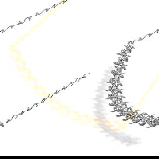 DIAMOND NECKLACE 18K 750 YELLOW GOLD: Diamond Necklace 18K 750 Yellow Gold Brand: Unbranded  Type: Necklace  Material: 18K / 750 / Yellow Gold  Color: None  Size: Necklace length: 45cm AdjUS table to short length with an extender. Pendant