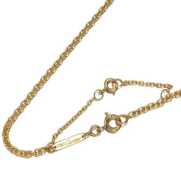 CARTIER CHAIN NECKLACE FORSA 18K 750 YELLOW GOLD: Cartier Chain Necklace Forsa 18K 750 Yellow Gold Brand: Cartier Type: Necklace Material: 18K / 750 / Yellow Gold Color: None Size: Necklace length: 42cm Necklace width: 2.0mm Clasp width: 3.8mm A
