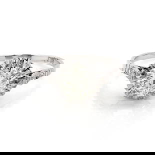 ART DECO 1.49CT EUROPEAN CUT SOLITAIRE ACCENT DIAMOND PLATINUM RING LIQUIDATION: Art Deco 1.49ct European Cut Solitaire Accent Diamond Platinum Ring LIQUIDATION Brand: Unbranded  Type: Ring  Material: platinum  Color: None  Size: 8 US  Accessories: None Accessories Notice: