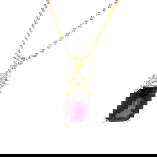 TOURMALINE DIAMOND GOLD PENDANT 14K YELLOW CHEVRON LINK CHAIN 10CARAT: Tourmaline Diamond Gold Pendant 14k Yellow Chevron Link Chain 10carat Brand: Unbranded  Type: Pendant  Material: 14k yellow gold  Color: Yellow  Size: Measurement: chain: 20" long  Accessories: None