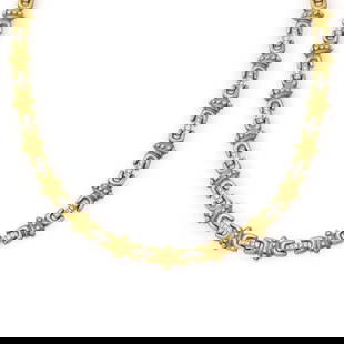 BEAUTIFUL 2.00CT DIAMOND 14K YELLOW GOLD FANCY COLLAR NECKLACE: Beautiful 2.00ct Diamond 14k Yellow Gold Fancy Collar Necklace Brand: Unbranded  Type: Necklace  Material: 14k yellow gold  Color: None  Size: Measurement: 17" long x 0.37" wide x 0.17" high  Accessor