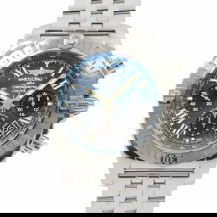 BREITLING CHRONOMAT CHRONOGRAPH DATE BLACK SHELL DIAL: BREITLING Chronomat Chronograph Date Black Shell Dial Brand: BREITLING  Type: Wristwatch  Material: Stainless steel  Color: none  Size: Case Size Length 54mm(included lag) Width 44mm(not included crow
