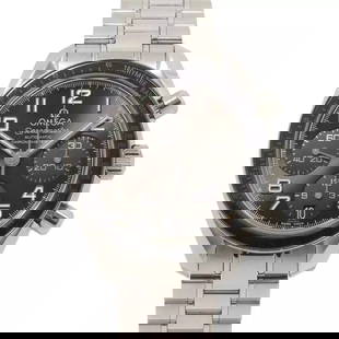 OMEGA SPEEDMASTER GRAY DIAL AUTOMATIC MENS: OMEGA Speedmaster Gray Dial Automatic Mens Brand: OMEGA  Type: Wristwatch  Material: Stainless steel  Color: none  Size: Case Size Length 45mm(included lag) Width 38mm(not included crown) Depth 15mm B