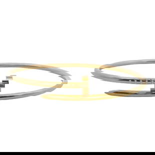 CARTIER MODEL JUSTE UN CLOU NAIL BANGLE BRACELET: Cartier Model Juste un Clou Nail Bangle Bracelet Brand:  Type: Bracelet  Material: Metal  Color: Yellow  Size: Length - 7" Width - 10mm  Accessories: None Accessories Notice: When purchasing pr