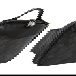 LOUIS VUITTON MONOGRAM ECLIPSE BUM BAG SHOULDER BAG: LOUIS VUITTON Monogram Eclipse Bum Bag Shoulder Bag Brand: LOUIS VUITTON  Type: Shoulder Bag  Material: Monogram Eclipse Canvas  Color: Monogram Eclipse  Size: W10.2 x H6.3 x D2.4inch(Approx)  Accesso