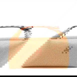 HERMÈS BRID A BLACK GM WOOL ORANGE SILVER METAL FITTINGS: Hermès Brid A Black GM Wool Orange Silver Metal Fittings Brand: Hermès Type: Hand bag Material: Wool Color: Orange Size: Height:6.5inch Length:9.8inch Depth:5.7inch Handle height:3.1inch Access