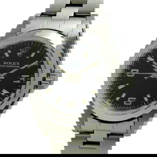 ROLEX OYSTER PERPETUAL LADIES WATCH: ROLEX Oyster Perpetual Ladies Watch Brand: ROLEX  Type: wristwatch  Material: none  Color: none  Size: Case 24mm/Belt 17cm/Automatic winding  Accessories: None Accessories Notice: When purchasi