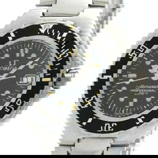 OMEGA SEAMASTER PROFESSIONAL QUARTZ WOMEN'S WATCH: OMEGA Seamaster Professional Quartz Women's Watch Brand: OMEGA  Type: wristwatch  Material: [Case Material]: Stainless Steel (SS)  Color: Black  Size: [Case Width]: 30mm / 1.18"  Accessories: None