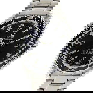 OMEGA SEAMASTER PLANET OCEAN MEN'S WATCH: OMEGA Seamaster Planet Ocean Men's Watch Brand: OMEGA  Type: wristwatch  Material: Material: Case: Stainless steel  Color: Black  Size: Case: Approx. 42mm (excluding crown) Wrist circumference: Max. a