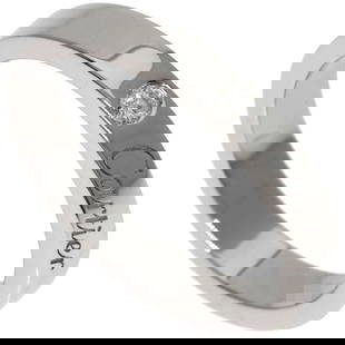 CARTIER C DE CARTIER ENGRAVED RING PLATINUM PT950 LADIES: CARTIER C de Cartier Engraved Ring Platinum PT950 Ladies Brand: CARTIER  Type: Ring  Material: Platinum PT950  Color: Silver  Size: 5.25(US)  Accessories: None Accessories Notice: When purchasi