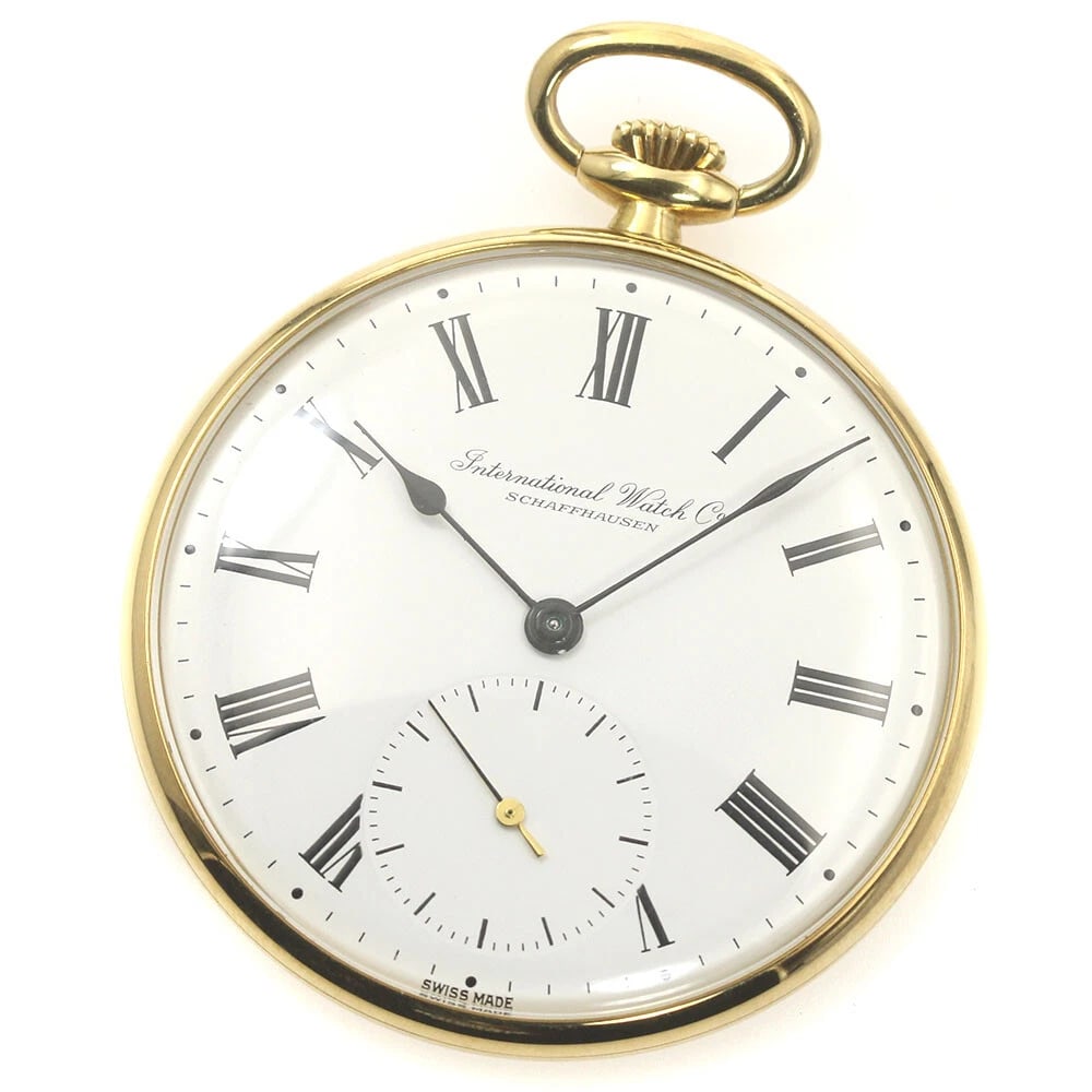 IWC SCHAFFHAUSEN Pocket watch K18YG: IWC SCHAFFHAUSEN Pocket watch K18YG Brand: IWC SCHAFFHAUSEN Type: Pocket watch Material: Band Material none, Case Material 18K Yellow Gold Color: Dial Color white, Case Color gold, Band Color none