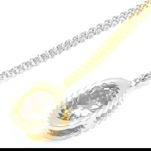 18K YELLOW GOLD NECKLACE BROWN DIAMOND: 18K Yellow Gold Necklace Brown Diamond Brand: Unbranded  Type: Necklace  Material: 18K Yellow Gold  Color: none  Size: [Chain Length] 14.2?15.6 inches (36?39.5cm) [Top] 0.3 inches (7.8mm)  Accessories