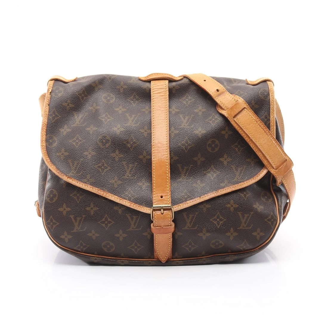 LOUIS VUITTON SAMUEL 35 CROSSBODY SHOULDER BAG: LOUIS VUITTON Samuel 35 crossbody Shoulder Bag Brand: LOUIS VUITTON Type: Shoulder Bag Exterior Material: PVC coated canvas Exterior Color: Brown Size: H:28cm x W:33cm (H:11.0" x W:13.0") Shoulder?107