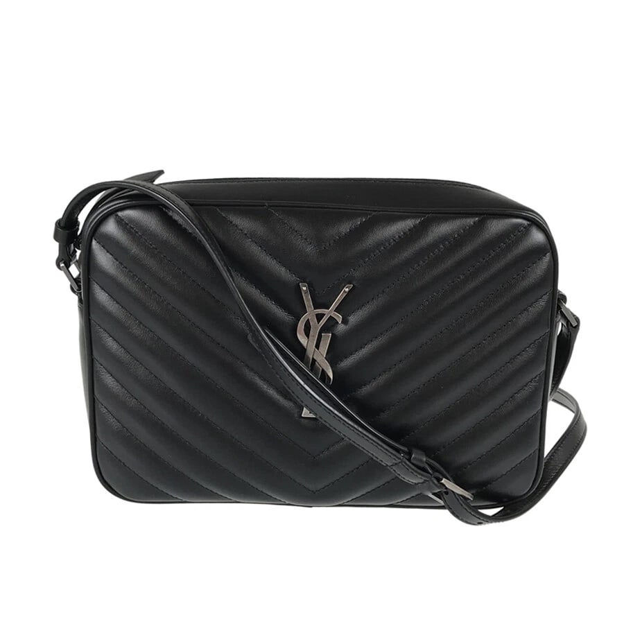 SAINT LAURENT ROUX CAMERA BAG SHOULDER BAG: SAINT LAURENT Roux camera bag Shoulder bag Brand: SAINT LAURENT Type: Shoulder bag Material: Leather Color: Black Size: W:8.1" H:6.3" D:2.4" Shoulder strap:54.3" Accessories: None Accessor