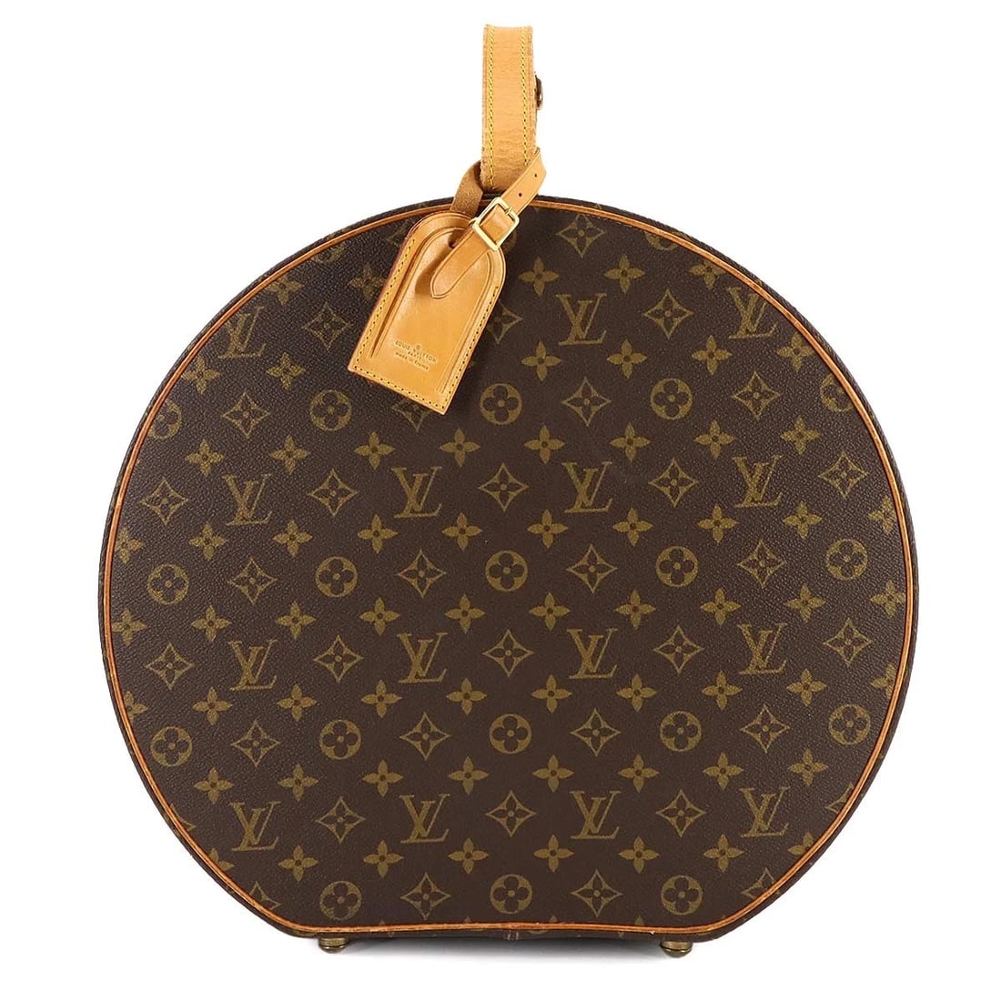 LOUIS VUITTON MONOGRAM BOITE CHAPEAU 40 HAT CASE BROWN: LOUIS VUITTON Monogram Boite Chapeau 40 Hat Case Brown Brand: LOUIS VUITTON Type: Hat Case Exterior Material: Monogram Canvas Exterior Color: Monogram Size: W 15.75 inch, H 14.57 inch, D 6.89 inch