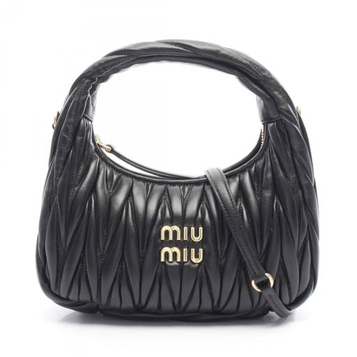 Hobo Miu Miu MatelassÃ© Leather Wallet Miu Miu Designer Coffer