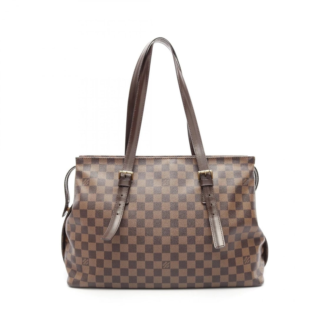 LOUIS VUITTON CHELSEA TOTE BAG: LOUIS VUITTON Chelsea Tote Bag Brand: LOUIS VUITTON Type: Tote Bag Material: PVC coated canvas Color: Brown Size: H:28cm x W:40cm x D:14cm (H:11.0" x W:15.7" x D:5.5") Shoulder?66(26.0") - 82cm(32.3")