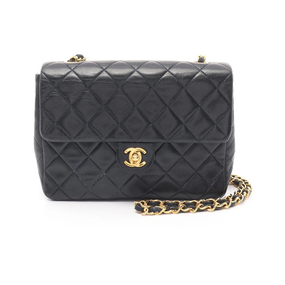 CHANEL MINI MATELASSE 20 CHAIN SHOULDER BAG: CHANEL Mini Matelasse 20 Chain Shoulder Bag Brand: CHANEL Type: Shoulder Bag Material: Lambskin (sheep leather) Color: Navy Size: H:15cm x W:20cm x D:6cm (H:5.9" x W:7.9" x D:2.4") Shoulder?108cm(