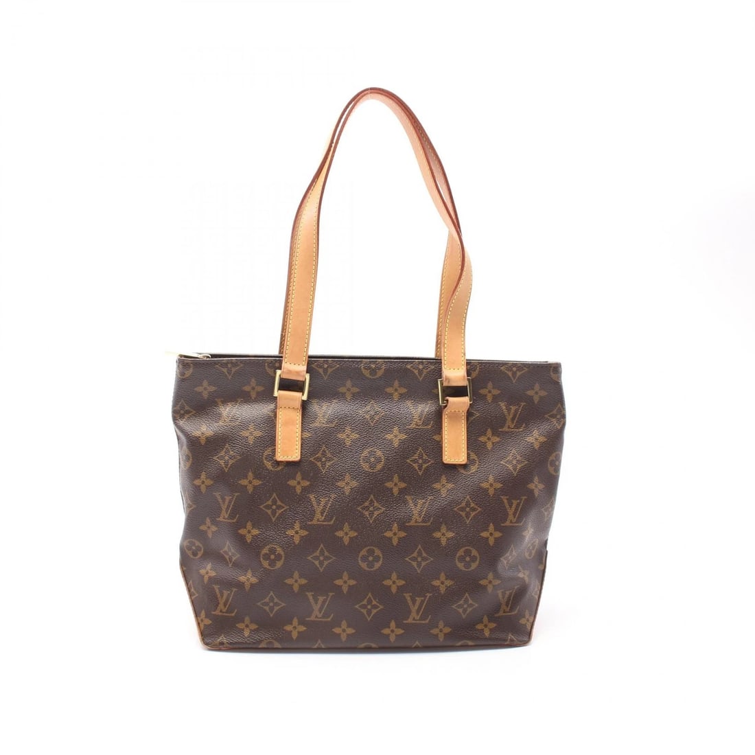 LOUIS VUITTON CABAS PIANO TOTE SHOULDER BAG: LOUIS VUITTON Cabas Piano Tote Shoulder Bag Brand: LOUIS VUITTON Type: Shoulder Bag Material: PVC coated canvas Color: Brown Size: H:24.5cm x W:27cm x D:12cm (H:9.6" x W:10.6" x D:4.7") Shoulder?5