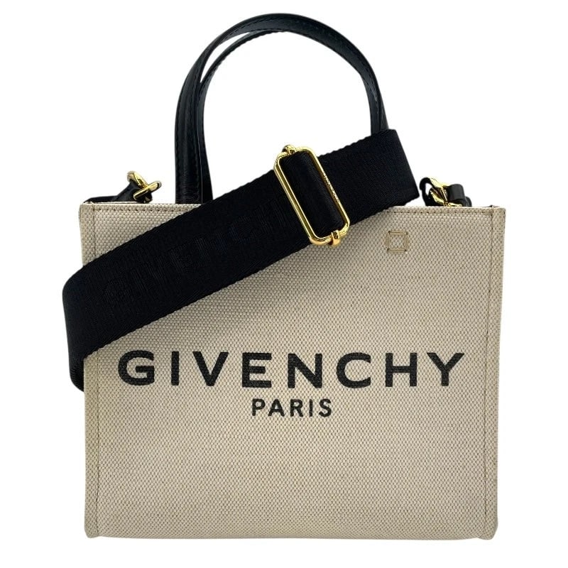 GIVENCHY G TOTE MINI IVORY WOMEN'S TOTE BAG: GIVENCHY G Tote Mini Ivory Women's Tote Bag Brand: GIVENCHY Type: Handbag Material: Canvas/Leather Color: Exterior Color ivory Size: W: 19cm H: 15cm D: 8cm Accessories: None Accessories No