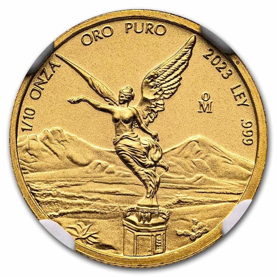 2023 MEXICO GOLD LIBERTAD (FIRST RELEASE): 2023 Mexico Gold Libertad (First Release) Brand: Banco de Mexico Brand/Mint: None Grade: None Coin: None Year: 2023 Fineness: 0.999 Country/Region of Manufacture: Mexico Certific