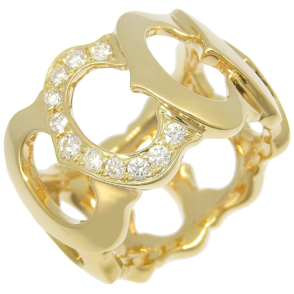 CARTIER RING K18: CARTIER Ring K18 Brand: CARTIER Type: Ring Material: K18 yellow gold Color: Black Size: 5.1(US Size) Accessories: None Accessories Notice: When purchasing pre-owned goods, please refer to