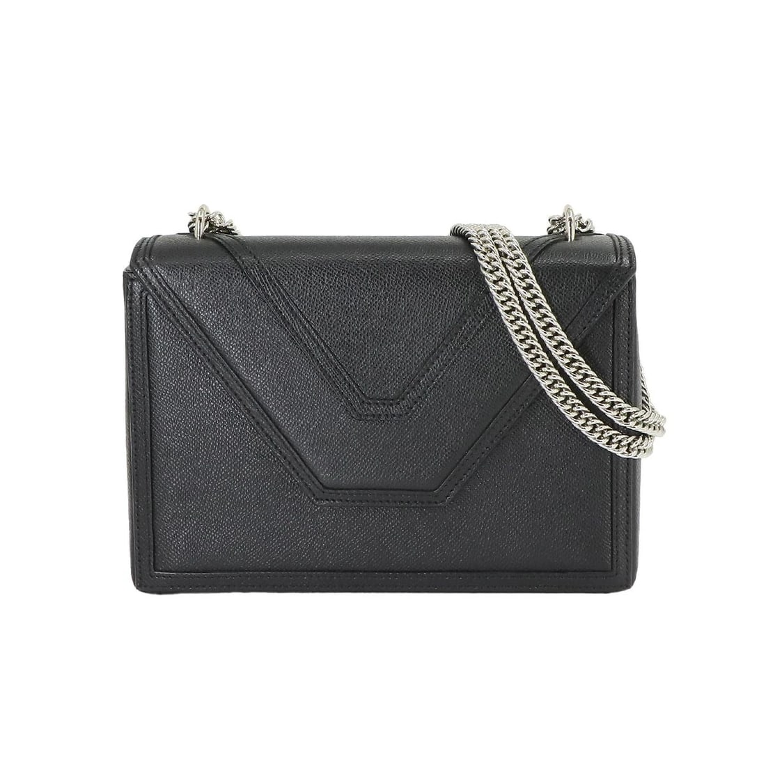 MORABITO PAULINE CHAIN SHOULDER BAG LEATHER BLACK PURSE: MORABITO Pauline Chain Shoulder Bag Leather Black Purse Brand: MORABITO Type: Shoulder Bag Material: Leather Color: Black Size: W 8.66 inch, H 6.10 inch, D 2.36 inch Handle 27.2inch to 46.9inch (6