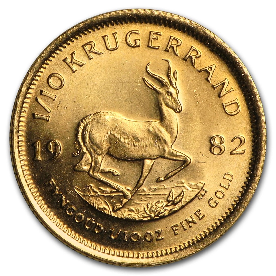 1982 SOUTH AFRICA GOLD KRUGERRAND BU: 1982 South Africa Gold Krugerrand BU Brand: South African Mint Brand/Mint: None Grade: None Coin: None Year: 1982 Fineness: 0.9167 Country/Region of Manufacture: South Africa Cer
