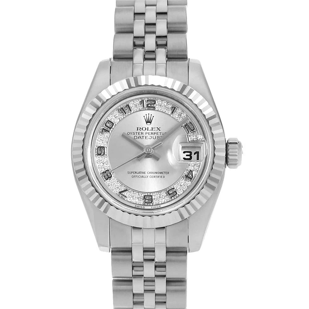ROLEX DATEJUST MILLIARD DIAMOND GRAY WATCH: ROLEX Datejust Milliard Diamond gray Watch Brand: ROLEX Type: Wrist watch Material: Band Material Stainless Steel, Case Material Stainless Steel Color: Gray Size: Case:W26mm Circumference of Wrist