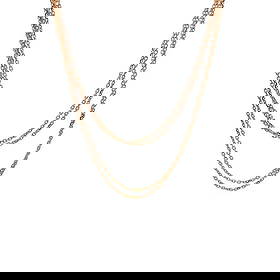 CHOPARD 18K ROSE GOLD CHAIN: Chopard 18k Rose Gold Chain Brand: Chopard Type: Necklace Material: 18k rose gold Color: Pink Size: Measurement: 31.5" long Accessories: None Accessories Notice: When purchasing pre-owned