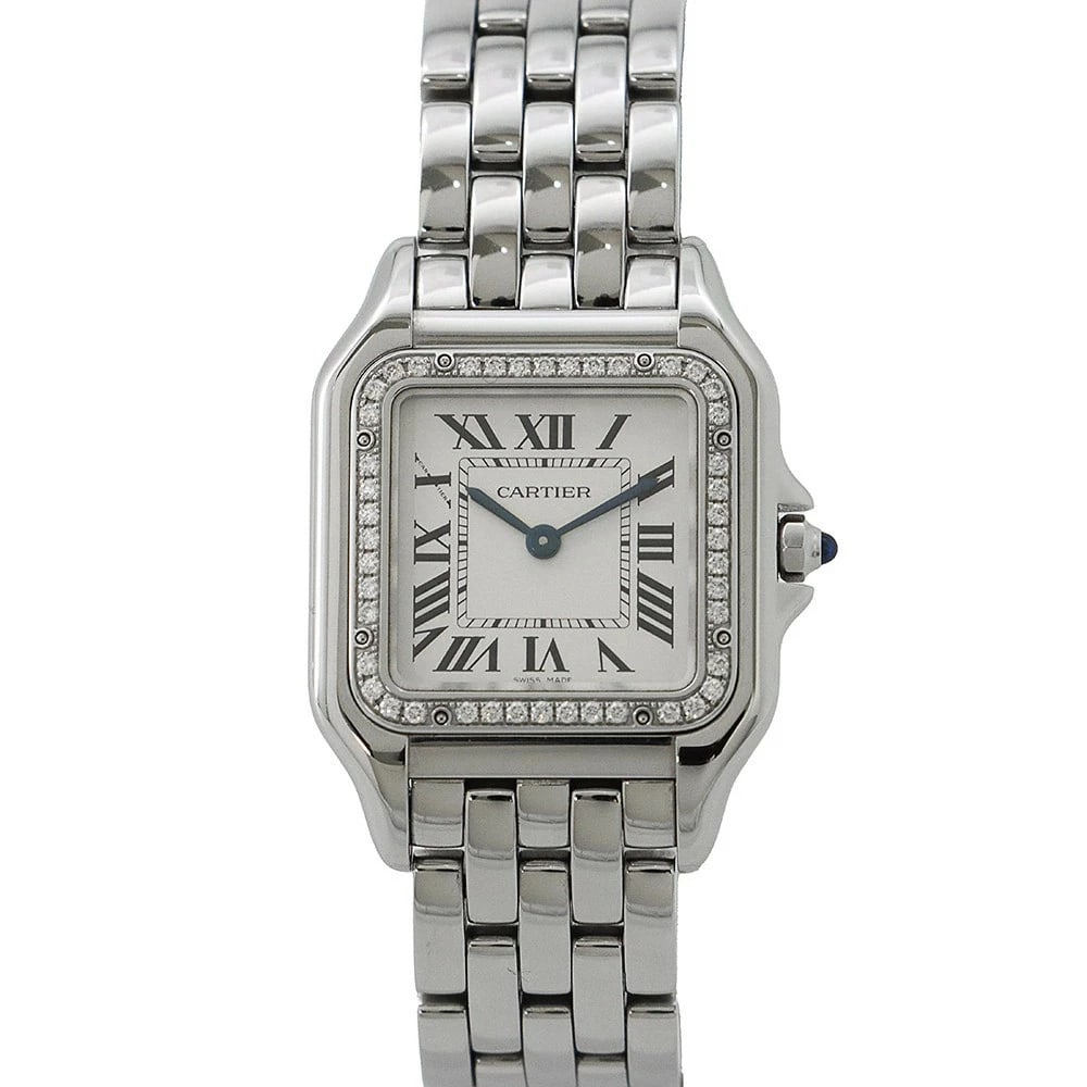 CARTIER SILVER CASE USED WATCH: CARTIER Silver Case Used Watch Brand: CARTIER Type: Watch Material: Ss, N/A Color: Silver Case Size: 27.0mm Accessories: None Accessories Notice: When purchasing pre-owned goods, please re