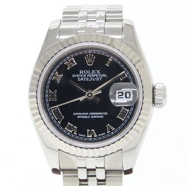 ROLEX DATEJUST CASE BAND WATCH: ROLEX Datejust Case Band Watch Brand: ROLEX Type: Wristwatch Material: Ss Stainless Steel / Wg White Gold, NA Color: NA Case Size: 26mm Accessories: None Accessories Notice: When purchasin