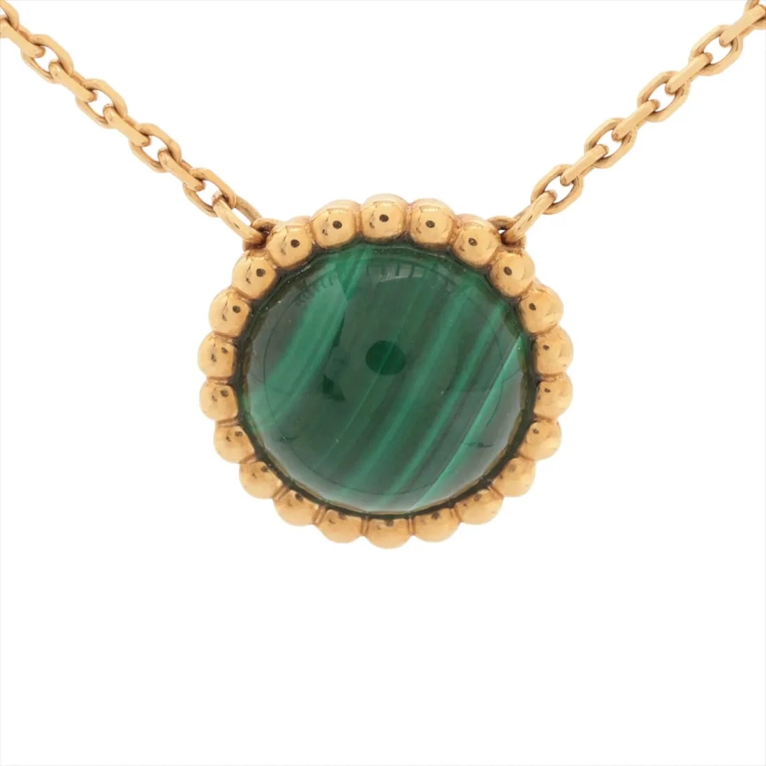 VAN CLEEF & ARPELS PERRELET COULEUR MALACHITE NECKLACE: Van Cleef & Arpels PERRELET Couleur Malachite Necklace Brand: Van Cleef & Arpels Type: Necklace Material: 750(YG) Color: Not Specified Size: Chain length:42.5 Accessories: None Accessories