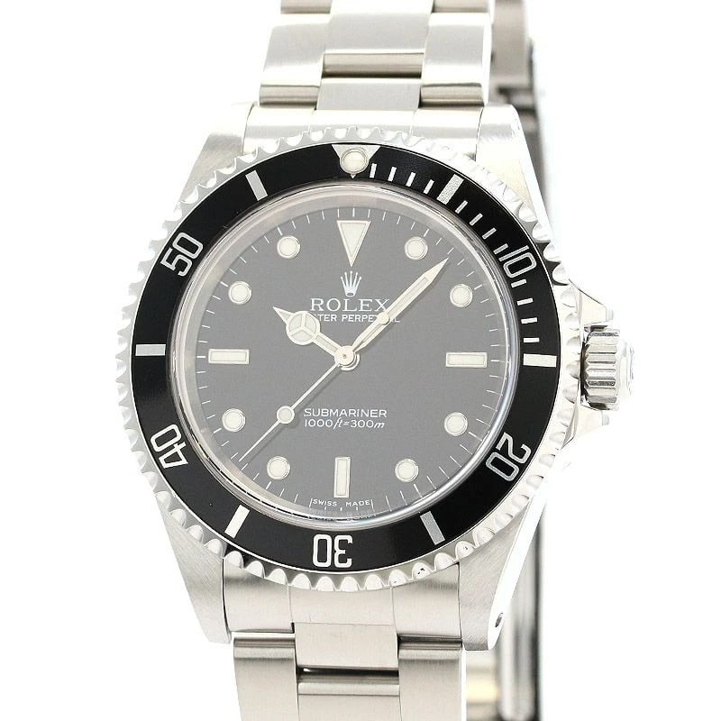 ROLEX SUBMARINER WATCH: Rolex Submariner Watch Brand: ROLEX Type: Wrist watch Material: Stainless Steel Color: Black Dial Size: [ Case size ] 40mm [ Arm circumference size ] 19cm Accessories: None Accessories Not